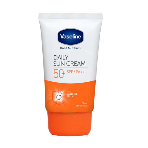 ضد آفتاب بی رنگ SPF50وازلین حجم 50 میل