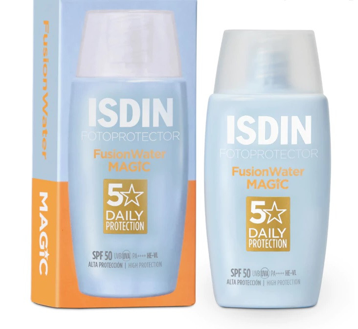 ضدآفتاب فیوژن واتر مجیک بیرنگ (Fotoprotector Fusion Water Magic SPF50) ایزدین_ISDIN ( بسته بندی جدید)