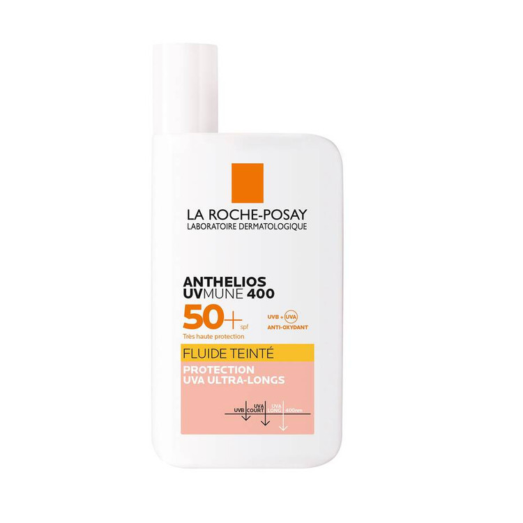 کرم ضد آفتاب فلویید رنگی لاروش پوزای با SPF۵۰+ آنتلیوس یووی مون 400 حجم 50 میل