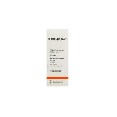 کرم ضد آفتاب پوست چرب و جوش دار بی رنگ درموبای (SPF50) حجم 40 میل