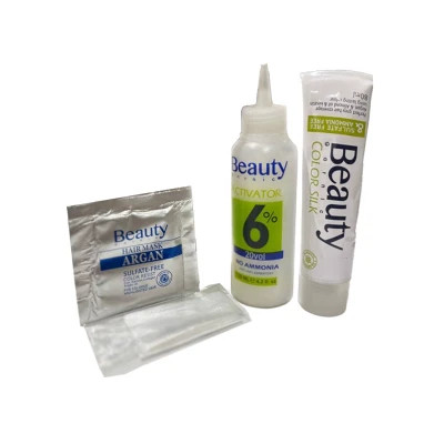 کیت رنگ مو زنانه فاقد سولفات و آمونیاک بیوتی شماره 8.1 رنگ LIGHT ASH BLONDE حجم 80میل